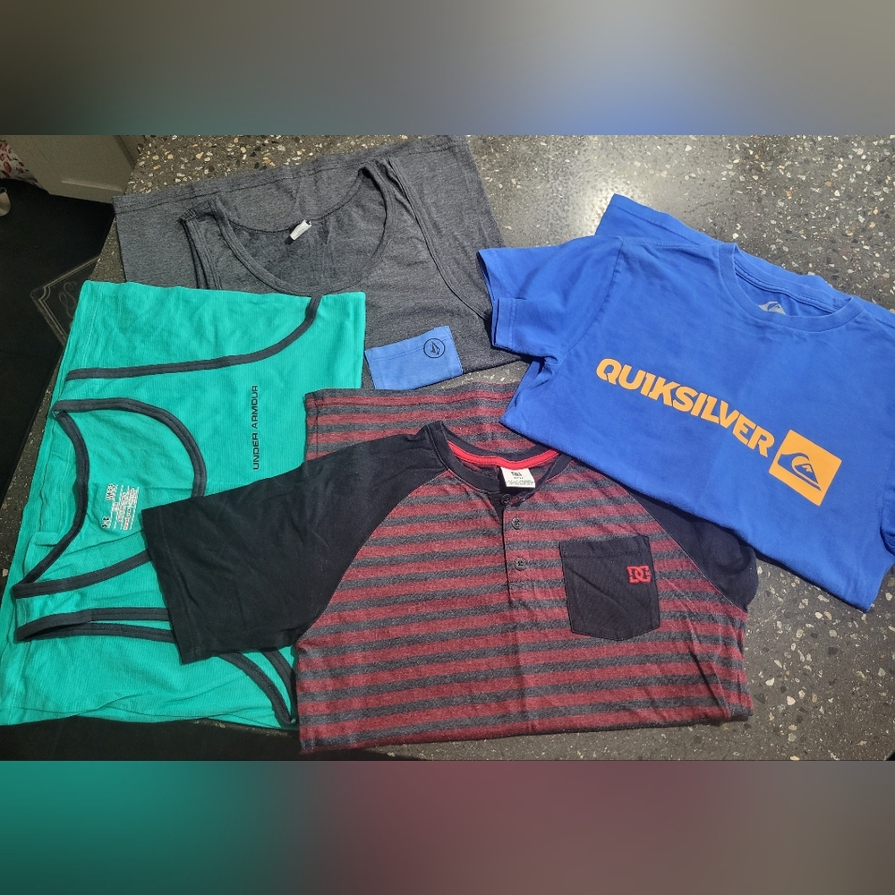 Multiple Brands Of Short Sleeved And Tank Shirts